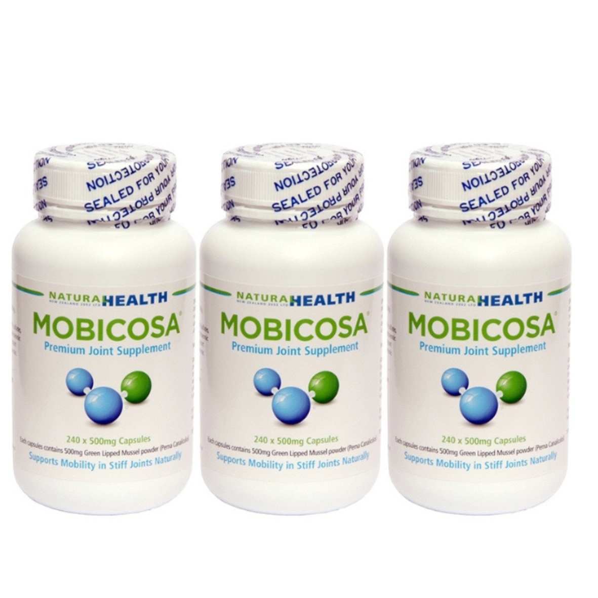 ☆SPECIAL☆ TRIPLE PACK Mobicosa® Premium Joint Supplement 240 Capsules 500mg