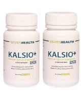 ☆SPECIAL☆ TWIN PACK Kalsio®+ Calcium & Vitamin D Supplement 80 x 650mg Capsules