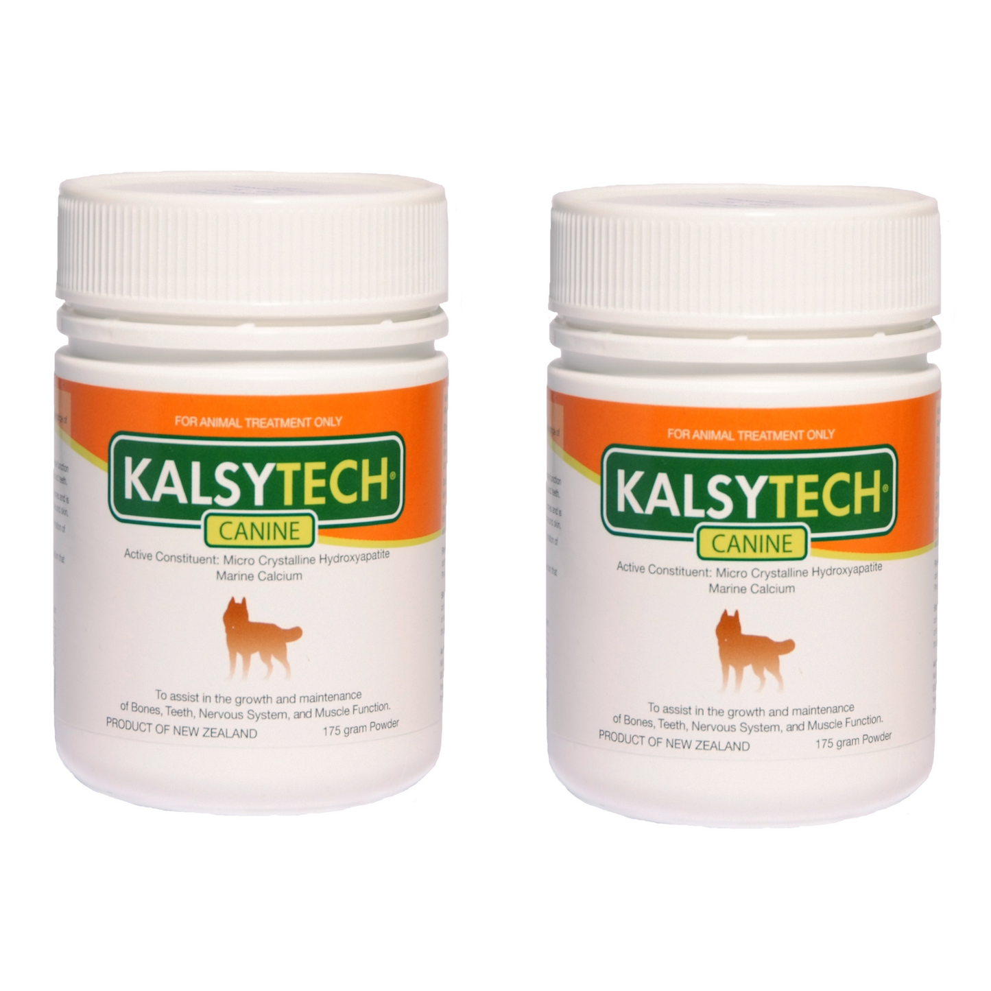 ☆SPECIAL☆ TWIN PACK Kalsytech® Canine Calcium Supplement 175g Powder