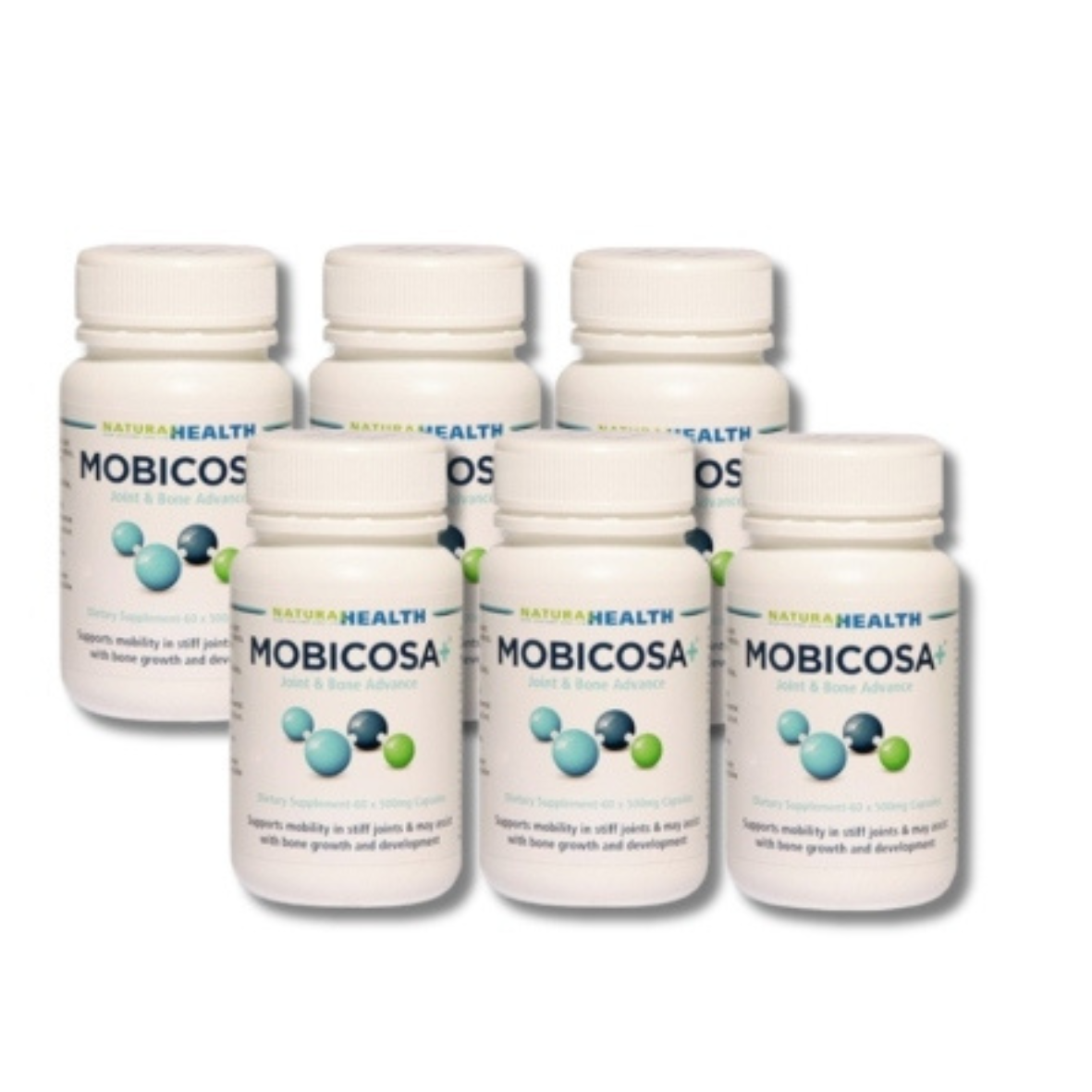 ☆SPECIAL☆ SIX PACK Mobicosa+® Joint & Bone Advance Supplement 60 Capsules 500mg