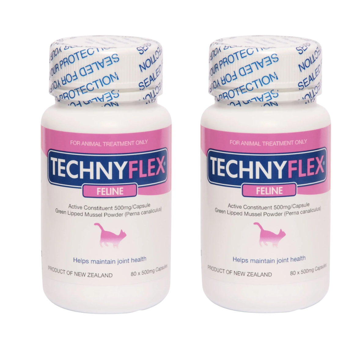 ☆SPECIAL☆ TWIN PACK Technyflex® Feline 80 x 500mg Capsules