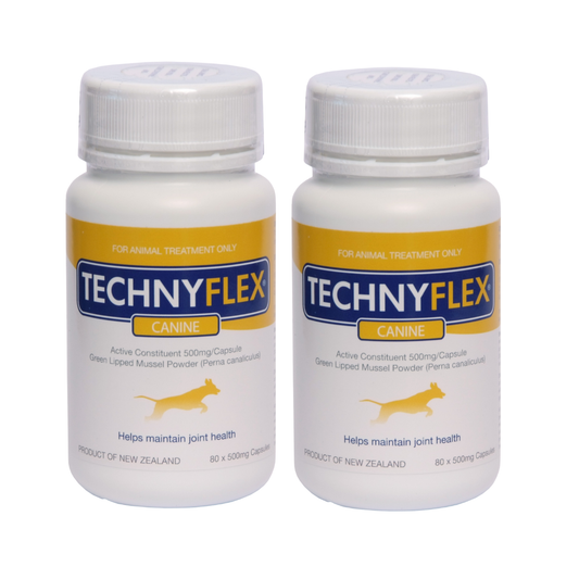 ☆SPECIAL☆ TWIN PACK Technyflex® Canine Joint Supplement 80 Capsules 500mg