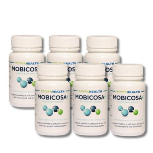 ☆SPECIAL☆ SIX PACK Mobicosa+® Joint & Bone Advance Supplement 60 Capsules 500mg