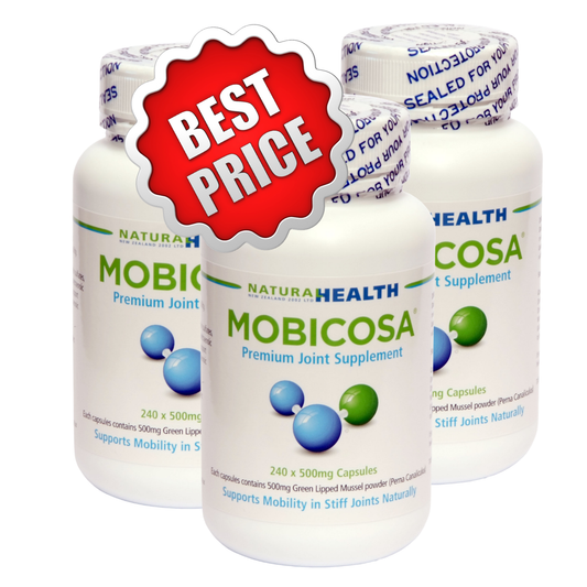 ☆SPECIAL☆ TRIPLE PACK Mobicosa® Premium Joint Supplement 240 Capsules 500mg